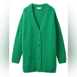 COS Wool Blend Long Cardigan